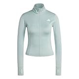 adidas Donna Workout Essentials Zip Through Jacket, Wonder Sage, XXL