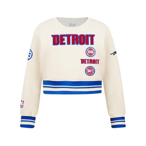 Image of Pro Standard Big Girls NBA Retro Classics Fleece Crewneck Sweatshirt