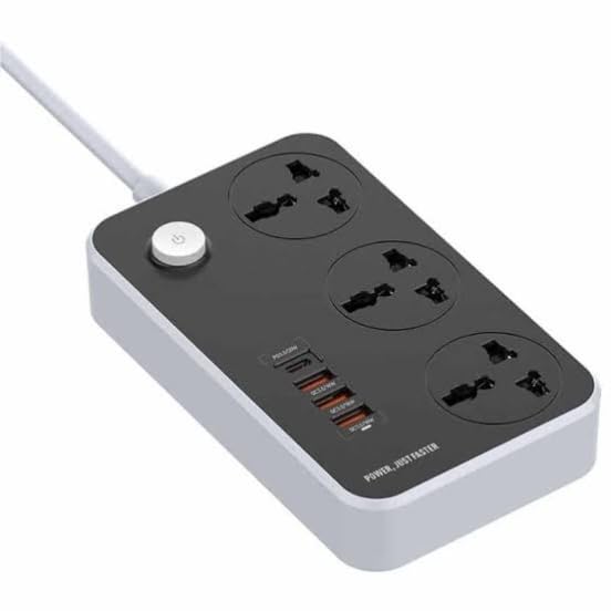 universal power socket extension fast charge 20w with 3 power ports and 3 usb 3.0 ports fast charge 7 socket extension power supple boards