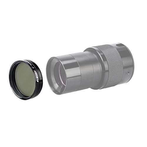 SVBONY SV128 2\" Moon Filter, Multi Coating Optical Glass, Variable Polarizing Telescope Filter, Aluminum Frame Telescope Accessories for Moon Planet Astrophotography&Observation