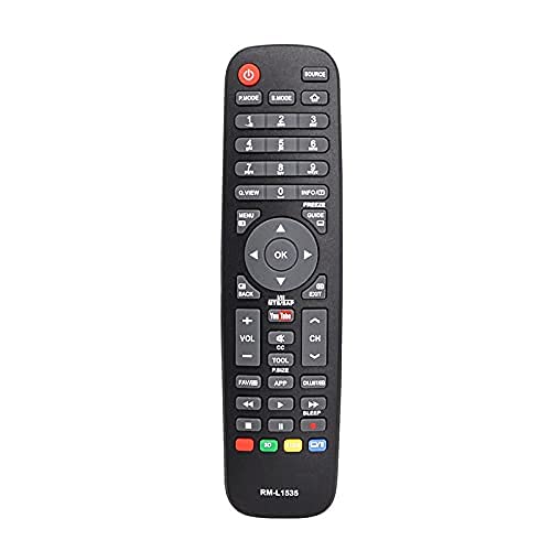 Image of Ehop RM-L1535 Smart Tv Universal Remote Compatible for HAIER Led LCD TV with YouTube, 3D Function (HTR-A10 HTR-A18H HTR-A18EN HTR-A18E HTR-D18A)