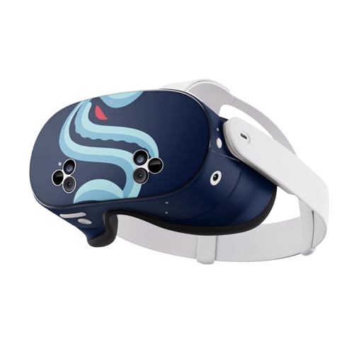 Head Case Designs Officially Licensed NHL Oversized Seattle Kraken Vinyl Sticker Skin Decal Cover Compatible with Meta Quest 3S