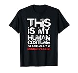 Soccer Player Halloween Costume European Football Soccer Kit T-Shirt