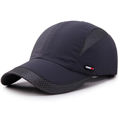 Image of Quick Dry Fit Baseball Cap - Water Repellent Sun Hat for Fishing, Running, Hiking, Golf, Surfing, Sailing, Boating