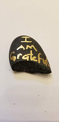 Gratitude/Affirmation Rock-Moon and Stars
