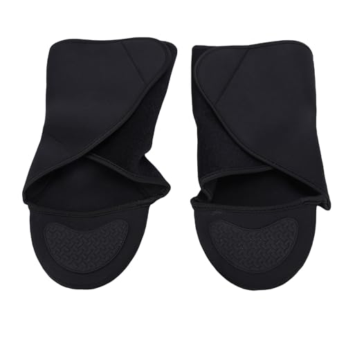 lyrlody Protectores de Tobillo para Montar en Moto, Protectores de Piernas Ligeros de Neopreno a Prueba de Viento para esquí y Ciclismo, Protección Esencial para Deportes de Invierno