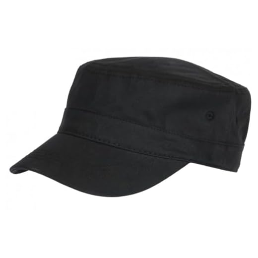 Nyls Création Casquette Militaire Enfant Noire Style Armée Cubaine Capty 6 a 11 Ans - Taille Unique - Noir