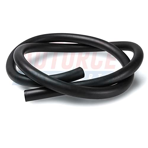 Universal Fuel Pipe LINE Rubber Reinforced for Fuel Hose Engine UNLEADED Petrol Diesel Oil (5.0MM X 10.0MM, 0.5 Meter)