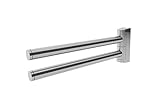 vigour derby waschtisch 80 cm  Handtuchhalter Derby 450 mm 2-teilig schwenkbar verchromt