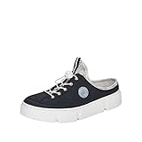 Rieker Damen Clogs N5990-14 blau Gr. 39