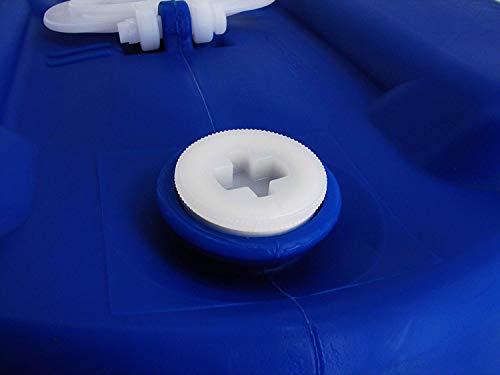 15 Gallon Emergency Water Storage Barrel - BPA Free, Portable, Food Grade Plastic - Survival Preparedness Water Supply