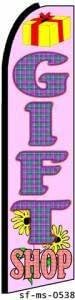 NEOPlex - "Gift Shop Extra Wide" Swooper Feather Business Flag