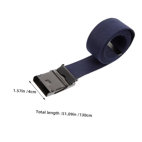 BESTYASH Men Canvas Belt Breathable Waist Belt for Gentlemen Versatile Fashionable Accessory for Hiking Camping and Daily Wear2