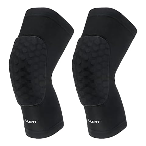 EULANT Hexpad Knee Sleeve Compression Knee Pads, Protective Leg Sleeve Goalkeeper Knee Protector for Basketball Yoga Football Volleyball Running, Crashproof & Antislip,Short Version Cover
