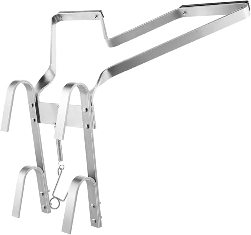M.J COMFY-LIFE V-Shaped Ladder Stand-Off | Universal Aluminum Ladder Stabilizer | Anti-Slip Ladder Bracket with Rubber Bumper | Enhances Safety & Stability for Gutter Window & Wall Work