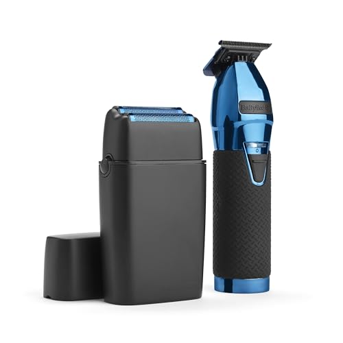Image of BaBylissPRO LIMITEDFX Cord /Cordless Hair Trimmer and Double Foil Hair Shaver Prepack, High-Performance Lithium-Ion Batteries for Long-Lasting Cutting