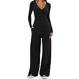 YKDLLF Sportivo Donna Completo Completi Sportivi Due Pezzi Sportiva Invernale Pantaloni Casual Elegante Tuta Sportiva Donna Completa 2 Pezzi Tuta Invernale Ginnastica