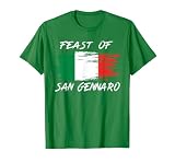 Feast of San Gennaro Outfit Little Italy New York Festival T-Shirt, Men, Kelly Green, Small