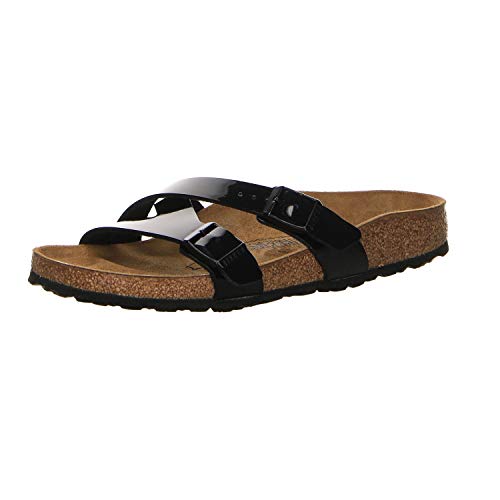 Image of Birkenstock Women's Sandals Mules, Black Narrow, 9