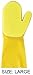 ToolUSA | 12 Pairs | Large Size Mitten Design Yellow Latex Glove | Sponge-Covered Palm | Versatile Cleaning Aid