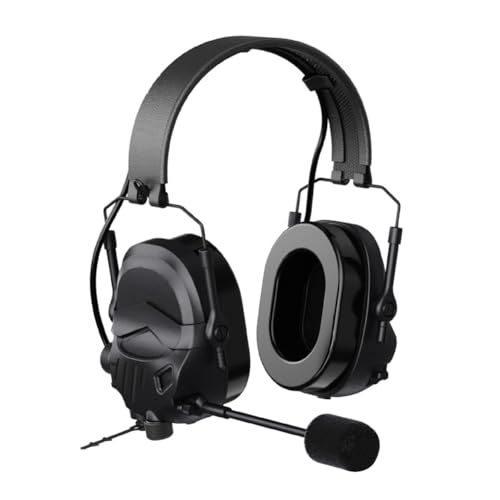 Auriculares tácticos con micrófono para jornadas de caza y tiro deportivo con NRR25dB