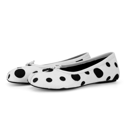 Image of Tabi Shoes Women Split Toe Shoes Wide Width Ballet Flats Comfort Casual Work Shoes for Women Office