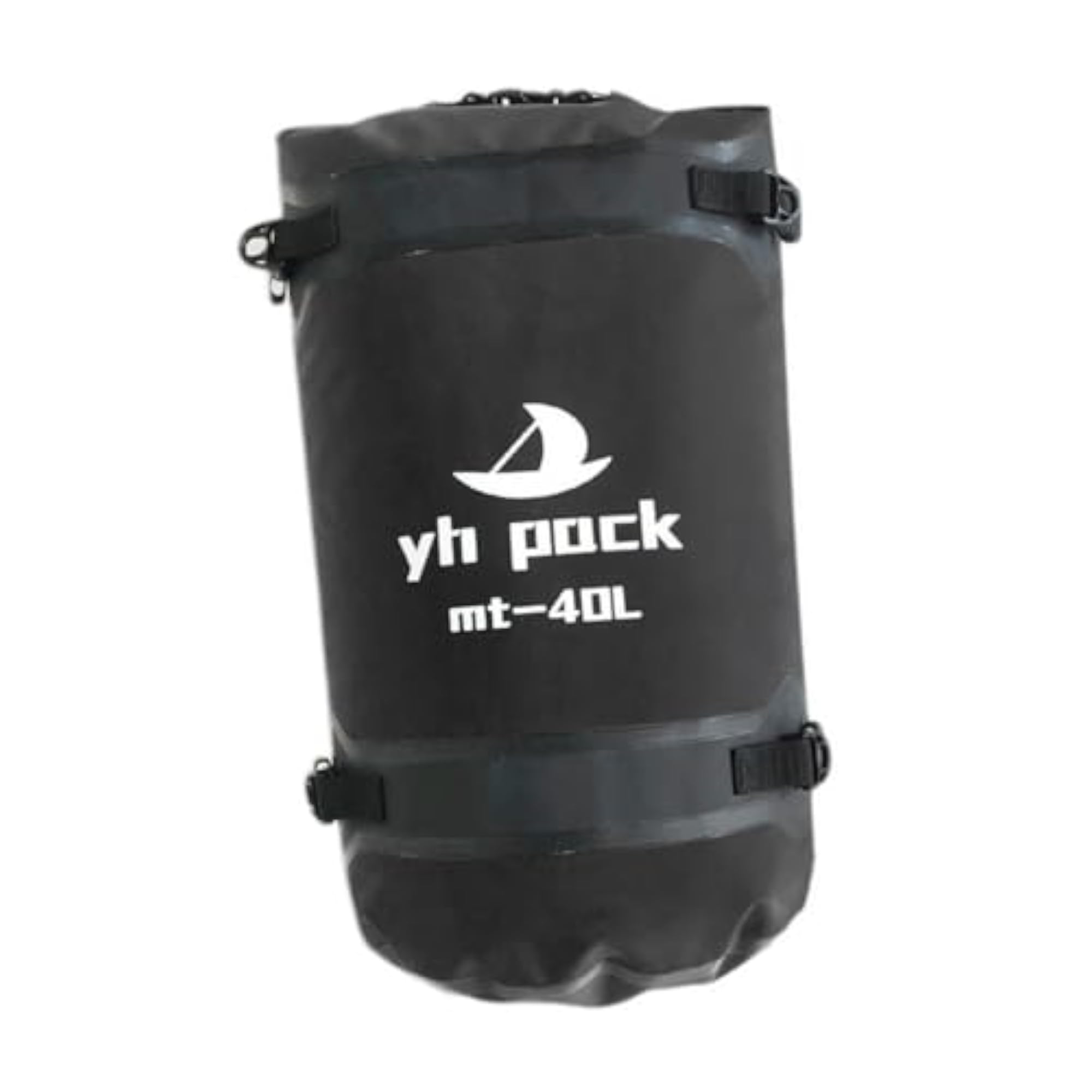 Spacious Waterproof Duffel Bag for Kayaking & Travel, Black 40L