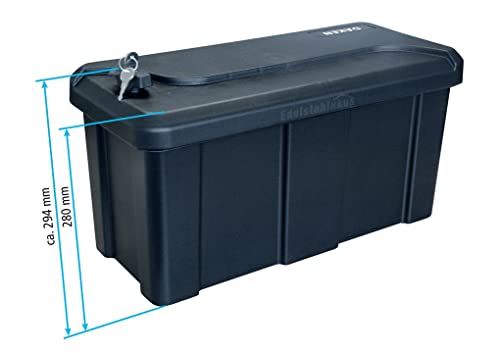 25l Unterbaubox oder Deichselbox für PKW Anhänger, Pritschenfahrzeuge, LKW Anhänger, Staubox, Werkzeugkiste, Gurtkiste – Bild 4