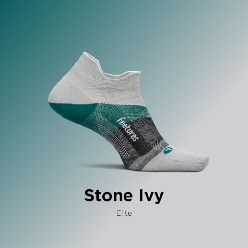 Image of Feetures Elite Light Cushion Mini Crew Sock - Sport Sock with Targeted Compression