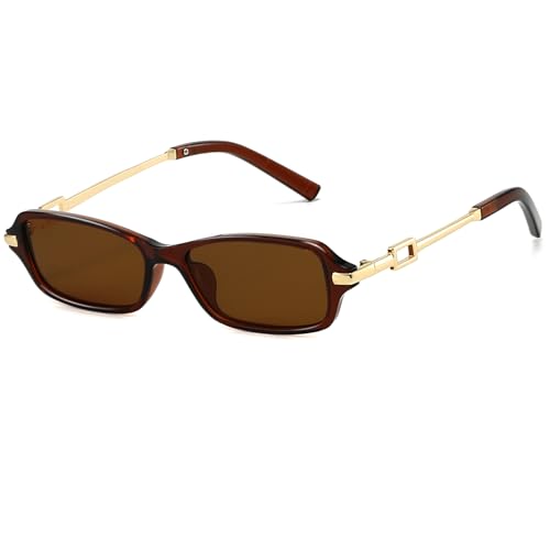 Retro Rectangle Sunglasses for Women Men Trendy 90s Small Square Sun Glasses 2025 Designer Sunnies