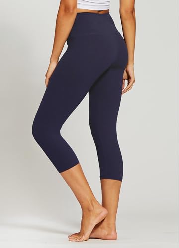 Image of Conceited High Waist Leggings in Shorts, Capri and Full Length - Buttery Soft - 3 inch High Waistband - Regular and Plus Size