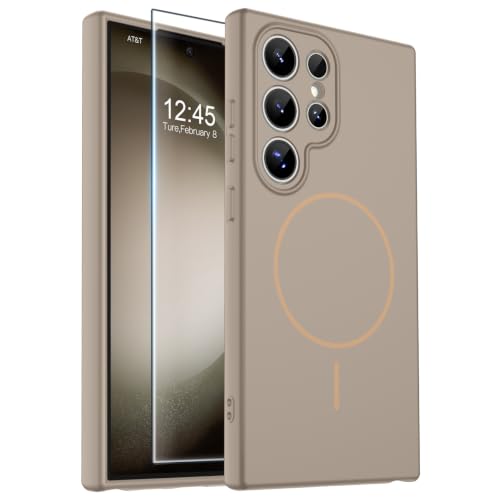 zapica Magnetic for Samsung Galaxy S23 Ultra Case, Desert Gold