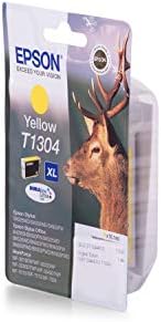 Epson C13T13044010 T1304 Stylus High Yield Ink Cartridge, Yellow, Genuine