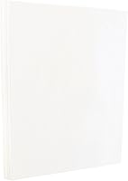 Vista 4 de JAM Paper Papel brillante de 8 1/2 x 11 pulgadas, 32 libras, blanco de 2 caras, 100