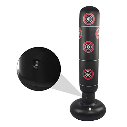 TOYANDONA Saco inflável de pancada, brinquedo de boxe de pé, saco de boxe para boxe para crianças e