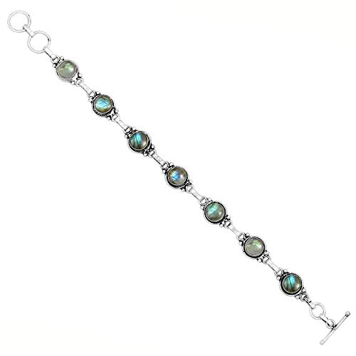 Sterling Silver Jewelry Natural Labradorite Bracelet For Women, Labradorite Boho Bracelet, Handmade Labradorite Bracelet, Stone Bracelets For Women #TOP2