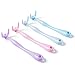 YaPoola Design Colorful Floss Holder Reusable Dental Floss Handle Adults and Kids NO-Waste Floss Picksfloas Holder Flosser (PinkBlueGreenYellowPurpleLightpink)
