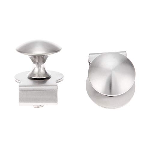 Hicello Glass Door Pull Handle/Clamp/Clips For Glass 5-8Mm Showcase Furniture Glass Cabinets Drawer Pull Knobs #TOP2