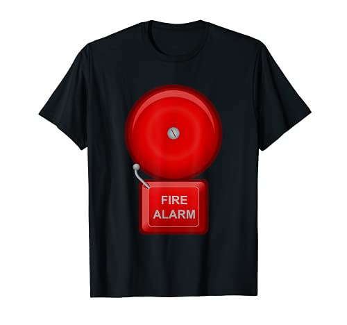 Fire Alarm Costume Matching Family Group Halloween Costume T-Shirt