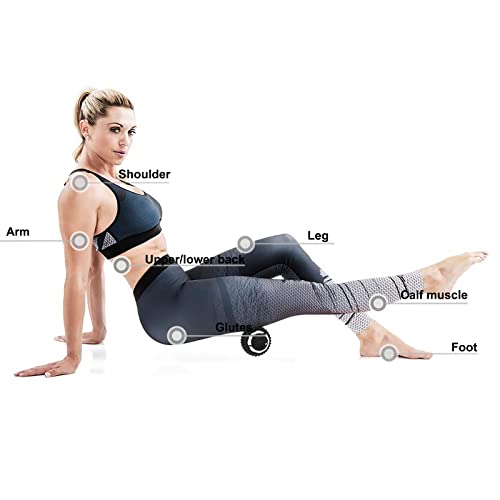 Esmorah Vibrating Massage Ball Deep Tissue Muscle, Upgrade 4 Speed High Intensity Vibration Massager Ball For Back Massagers, Fasciitis Pain Relief, Trigger Point Treatment #TOP5