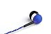 Durable Earbuds with Microphone, Tangle-free Braided Wire, Comfortable Noise Isolating Ear Buds (Blue)
