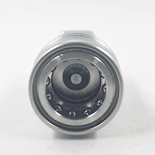 2 Sets 1/2\'\' NPT Ag Poppet Valve Tractor Hydraulic Quick Connect Coupling Quick Coupler ISO7241-A/ISO5675 W/Dust Caps Replace 6600 Series