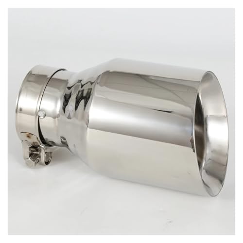 Embout d'échappement de voiture en inox 304 avec finition chromée premium et sortie de 101mm