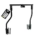 Stromberg Carlson CC-275 Trailer Tongue Cargo Bike Bunk - Adjustable Trailer Tongue Rack for RVs, Supports Up to 100 lbs, Fits RV Approved 2' Receiver Bike Racks, 14' -55' A-Frame Mounting Width Range