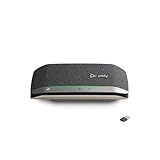 Poly Sync 20+ スピーカーフォン Bluetooth ( アダプター付属 BT700 ) USB-A ポータブル PC Mac スマートフォン 連続使用20時間 ノイズ エコー低減 Teams Zoom連携 メーカー保証2年間 7S4B9AA