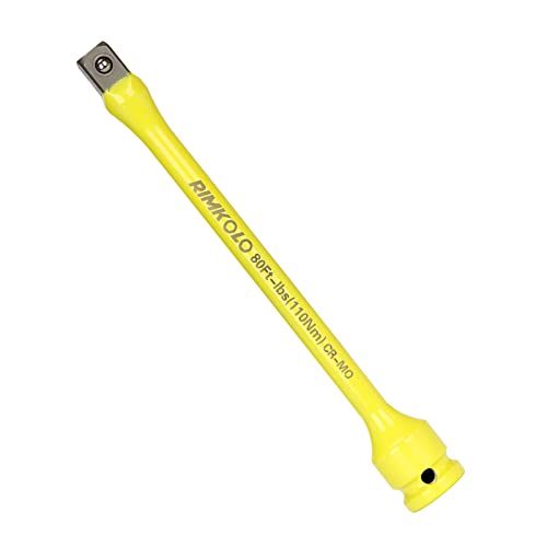 RIMKOLO 1/2" Drive Torque Limiting Extension Bar, 8 Inch Col