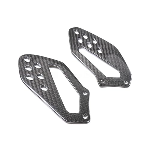 Plaques talon carbone S1000RR anti-rayures pour carénage pédale