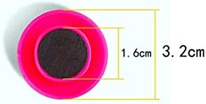 BSTHP Office Magnets, 24pcs Colourful Round Refrigerator and Whiteboard Magnets for Maps Decoration(6 Colors)