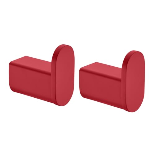RANDOM Red Towel Hooks for Bathrooms Round Shower Hooks SUS304