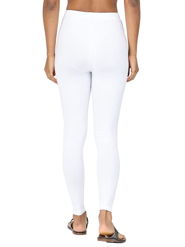 Image of Robinbosky Premium Stretchable Cotton Ankle Legging for Women | Suitable for Formal wear & Casual wear | High-End Elastic Makes The Leggings Squat Proof and Durable for Travel, Yoga, & Workout.